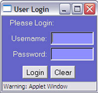 User Login screen for Model 4404 IP Addressable Power Reboot Switch